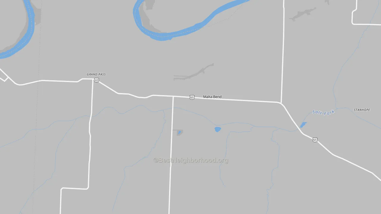Transit Grade map of Malta Bend, MO