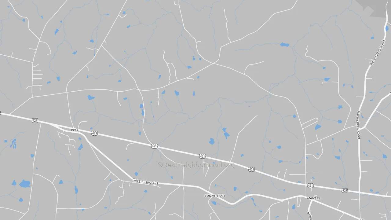 Transit Grade map of Mamers, NC