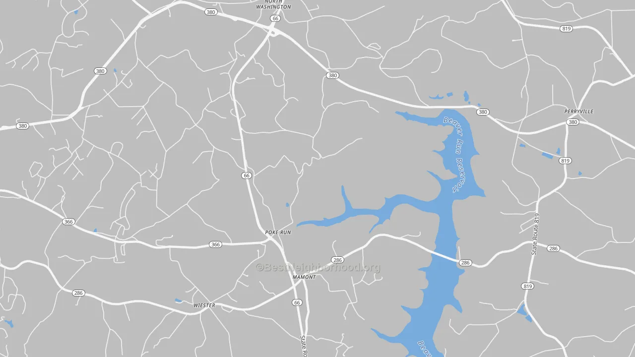 Transit Grade map of Mamont, PA