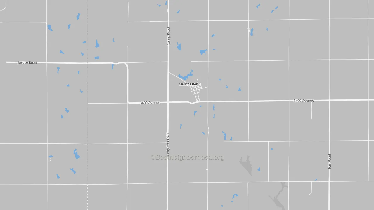 Transit Grade map of Manchester, KS