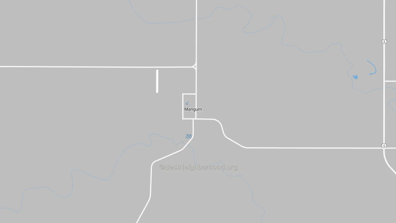 Transit Grade map of Mangum, OK