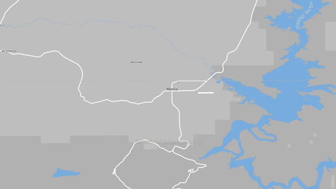 Transit Grade map of Manila, UT