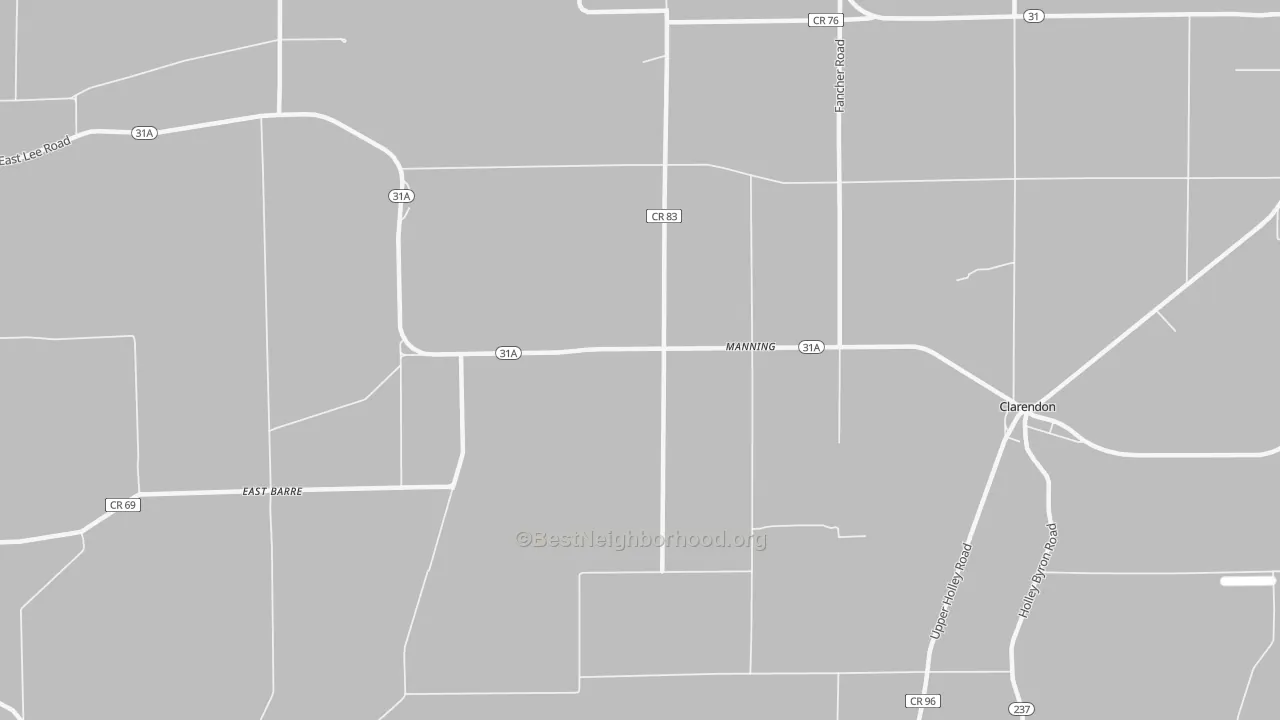 Transit Grade map of Manning, NY