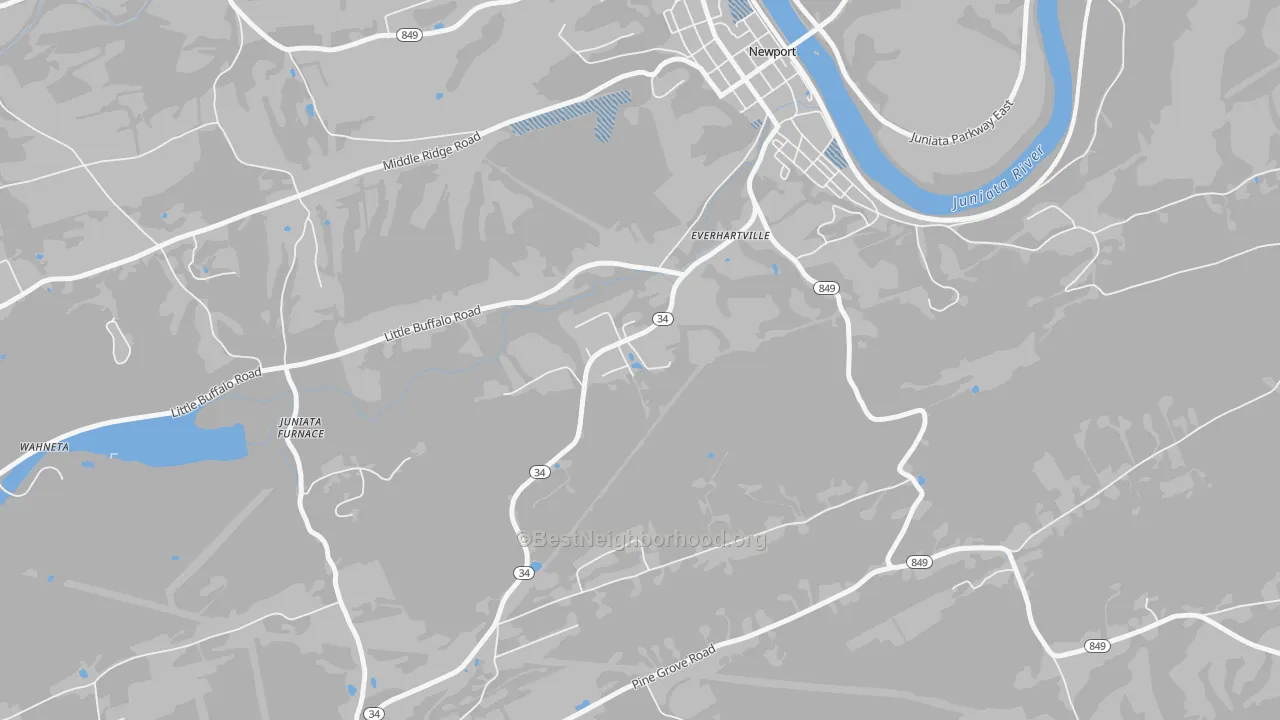 Transit Grade map of Mannsville, PA