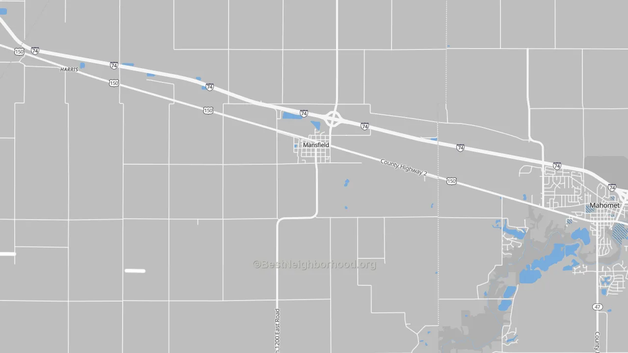 Transit Grade map of Mansfield, IL