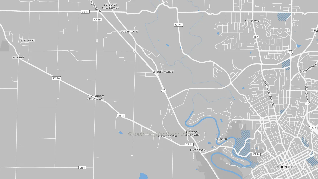 Transit Grade map of Mansion View, AL