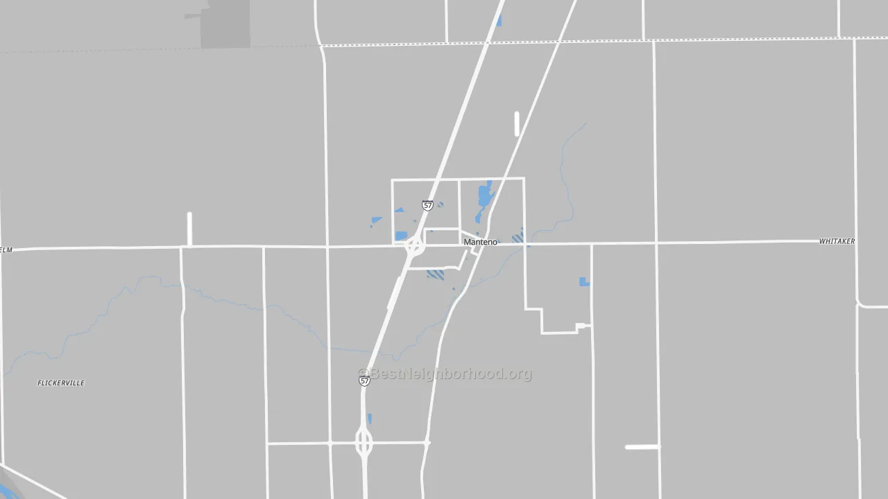 Transit Grade map of Manteno, IL