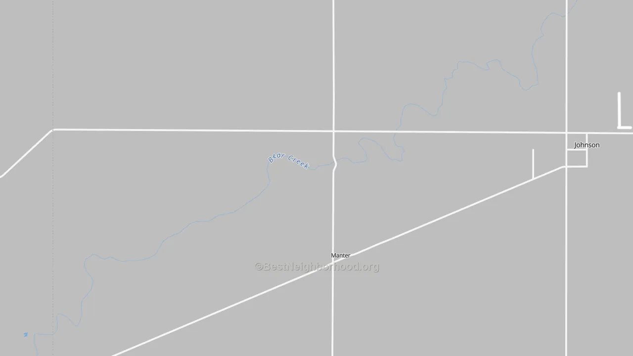 Transit Grade map of Manter, KS