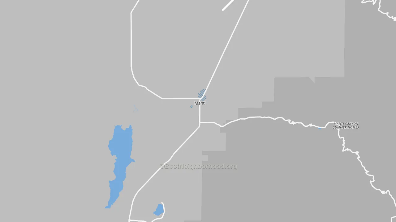 Transit Grade map of Manti, UT