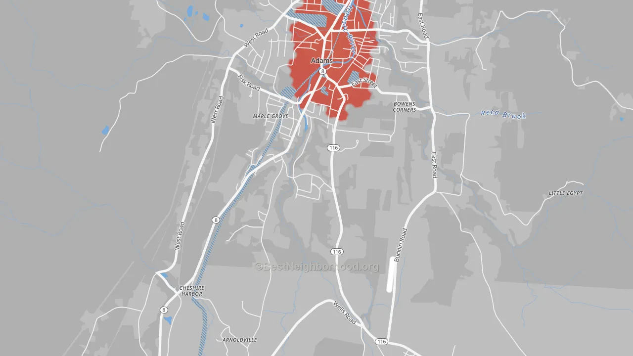 Transit Grade map of Maple Grove, MA