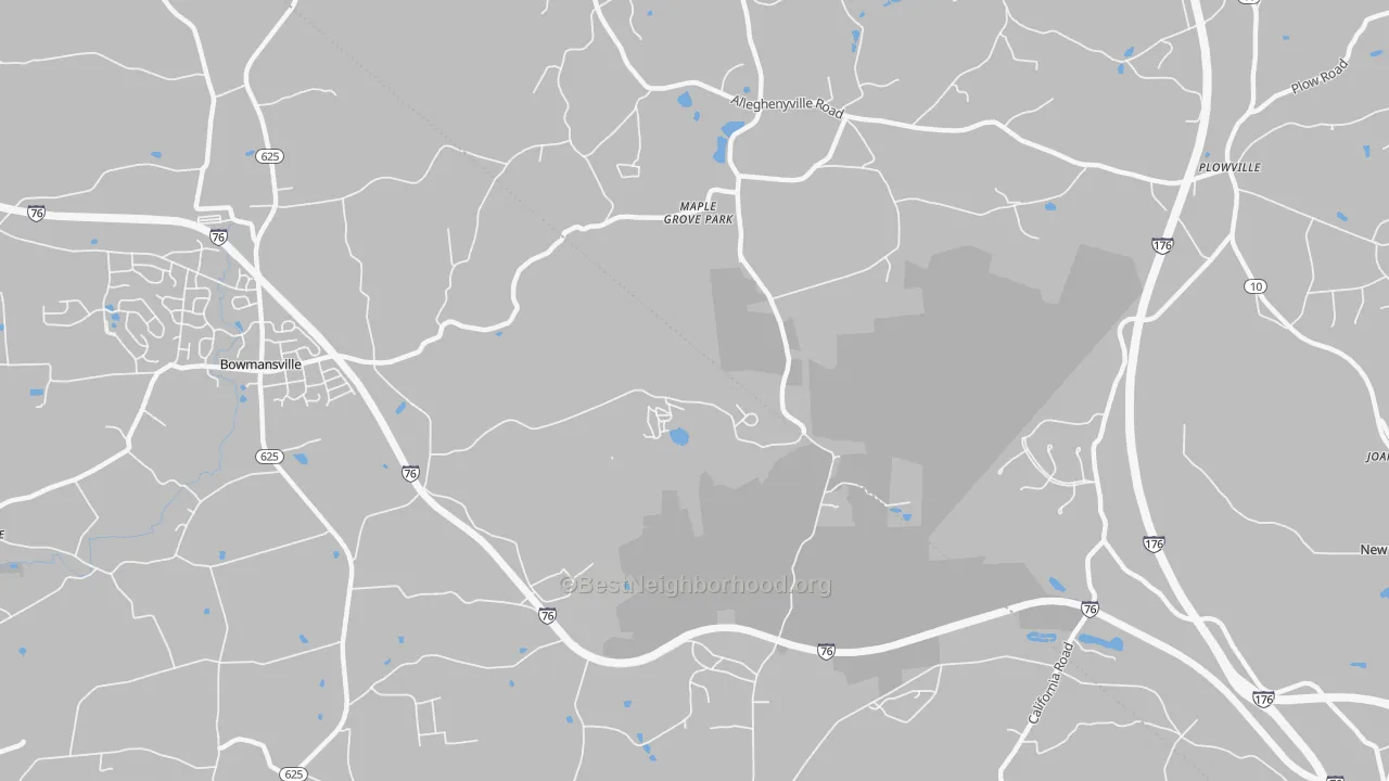Transit Grade map of Maple Grove Park, PA