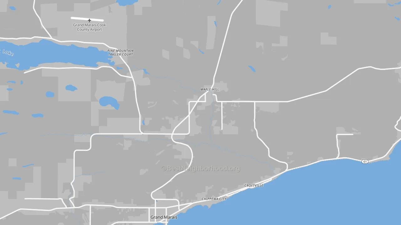 Transit Grade map of Maple Hill, MN