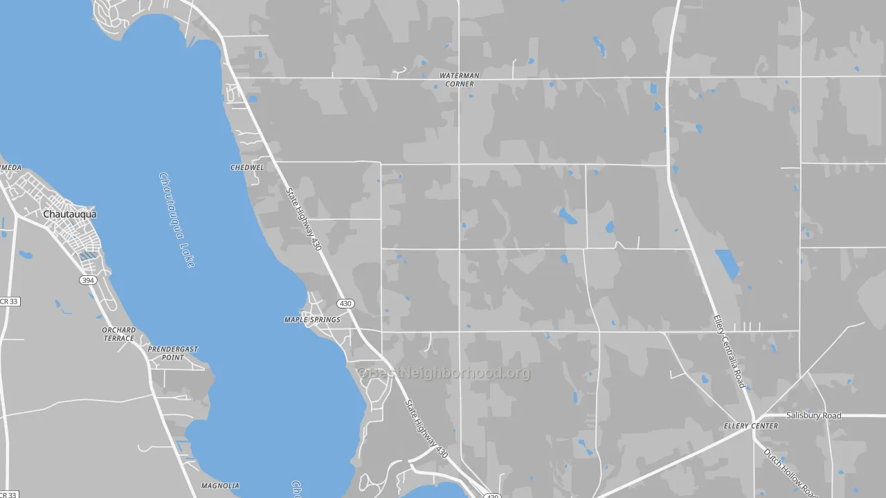 Transit Grade map of Maple Springs, NY