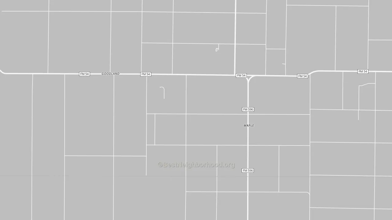 Transit Grade map of Maple, TX