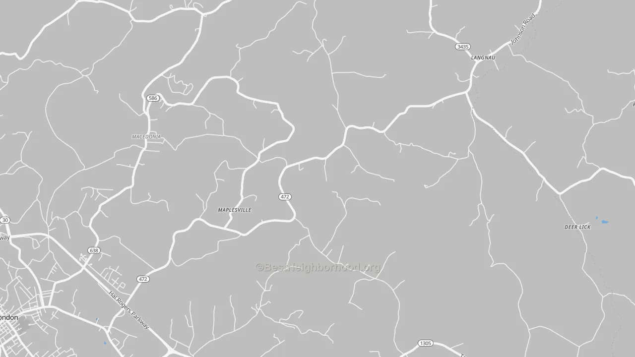 Transit Grade map of Maplesville, KY