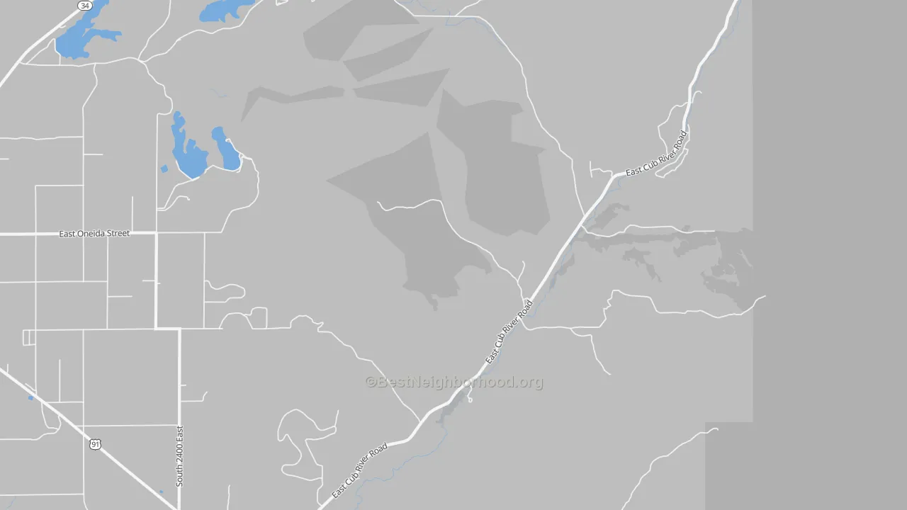 Transit Grade map of Mapleton, ID
