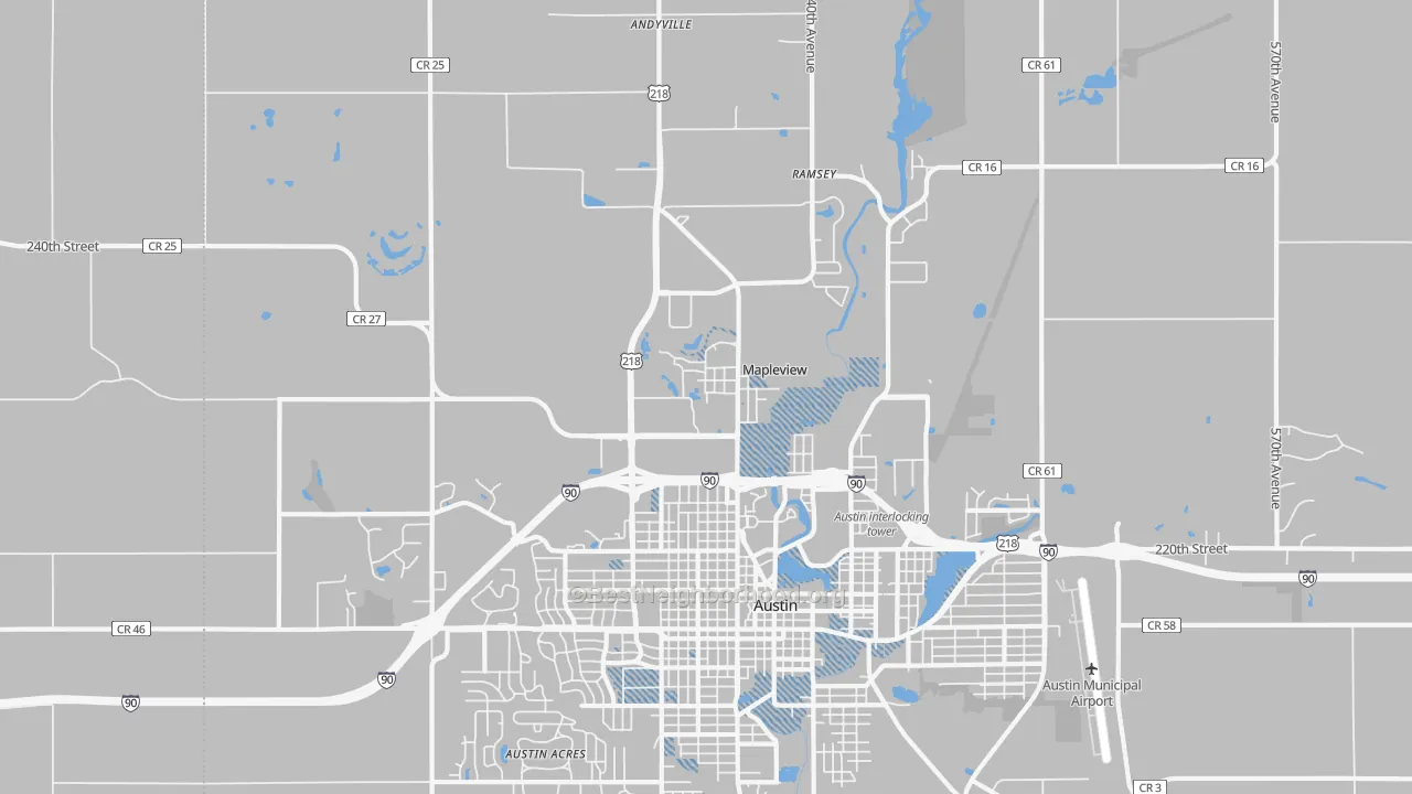 Transit Grade map of Mapleview, MN