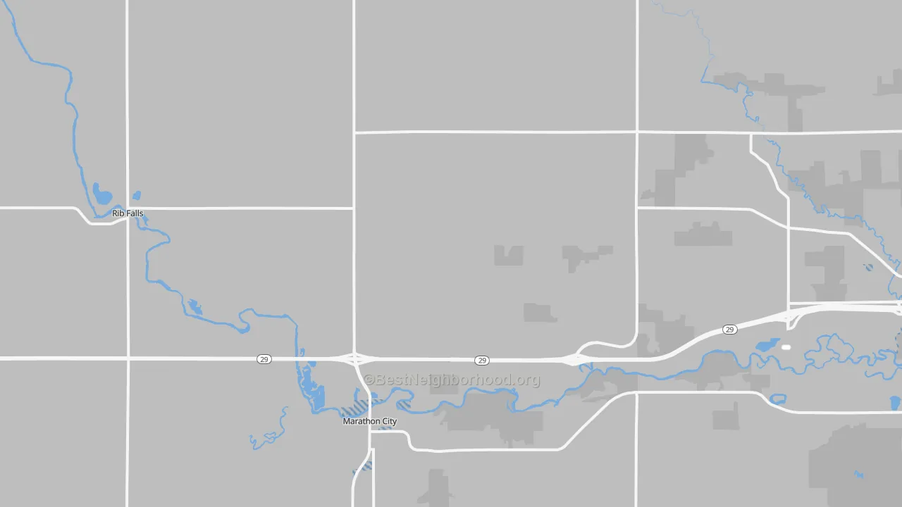 Transit Grade map of Marathon, WI