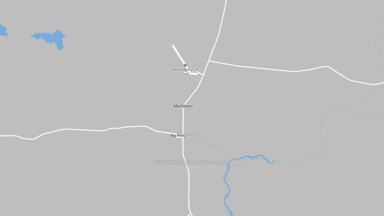 Transit Grade map of Marbleton, WY