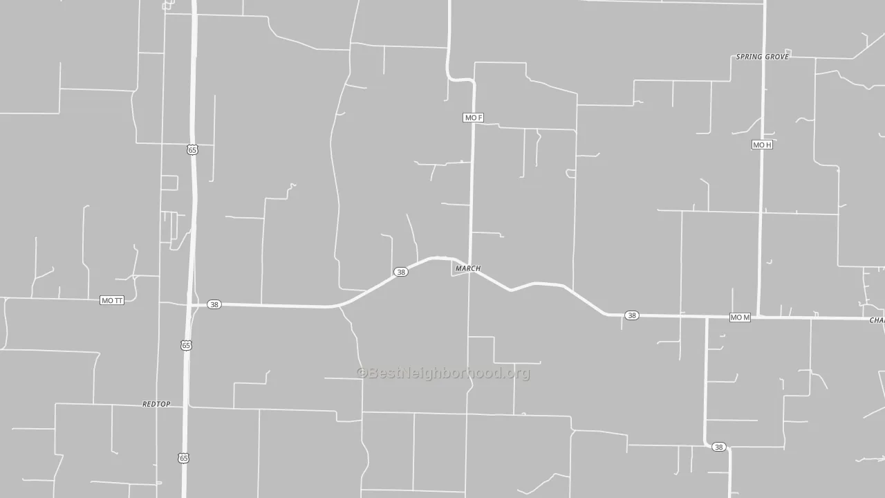 Transit Grade map of March, MO