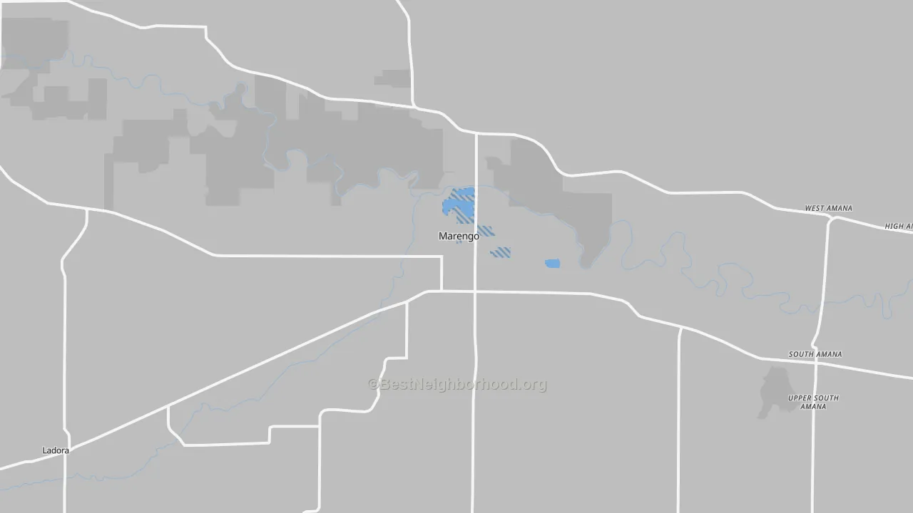 Transit Grade map of Marengo, IA