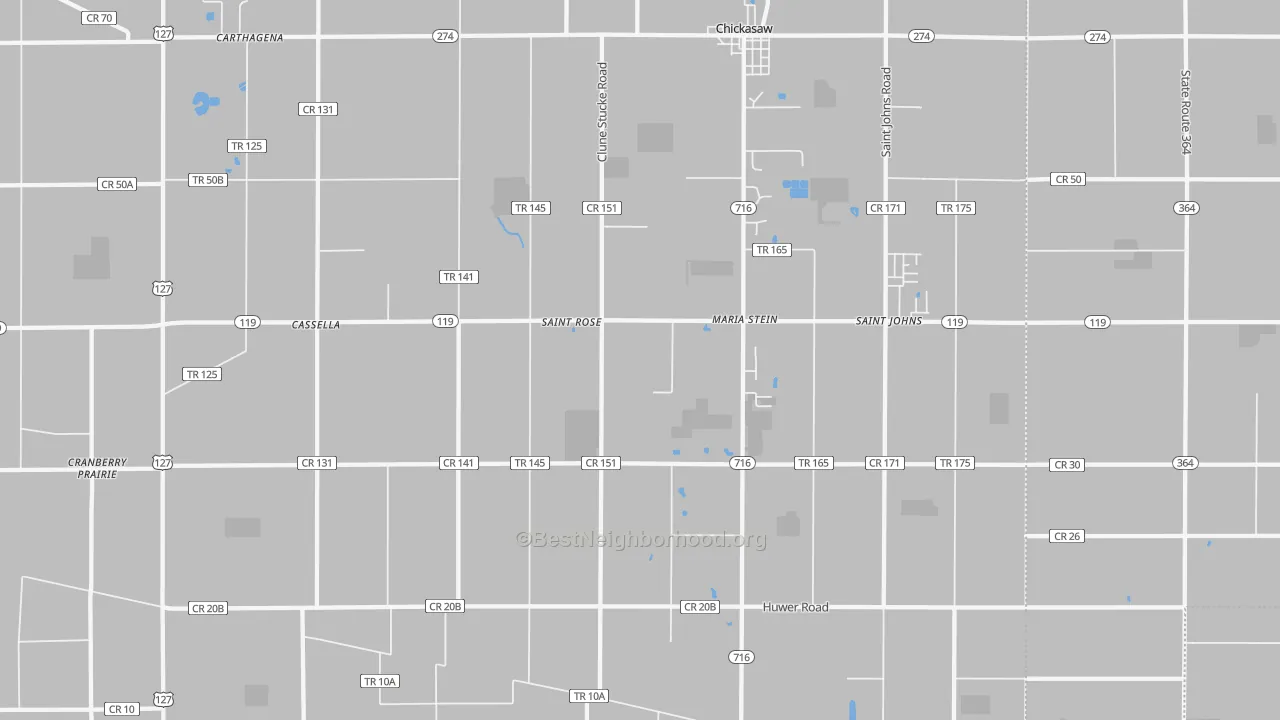 Transit Grade map of Maria Stein, OH