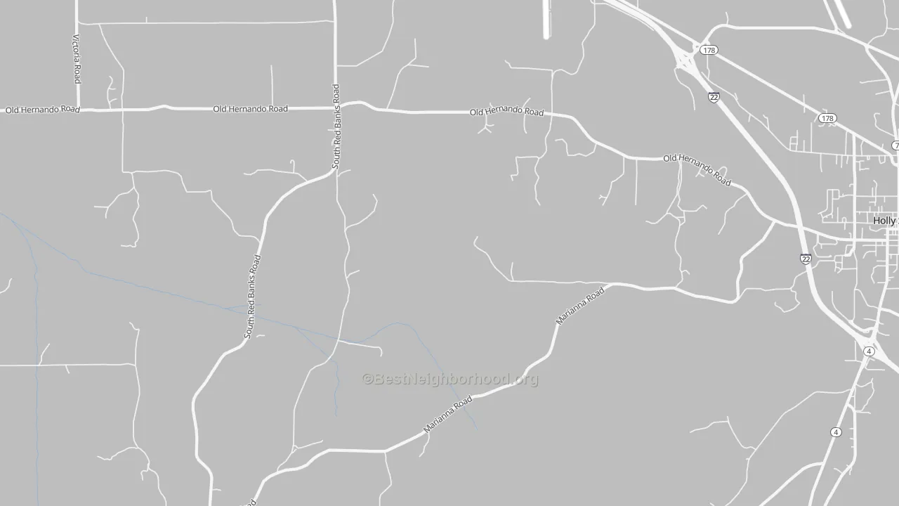 Transit Grade map of Marianna, MS