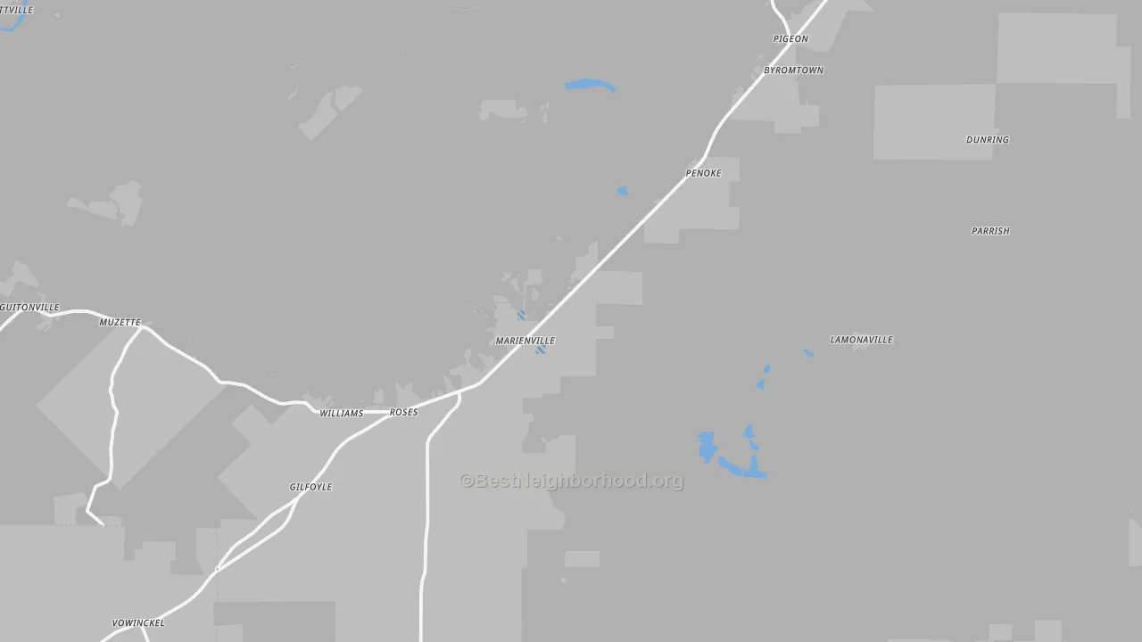 Transit Grade map of Marienville, PA