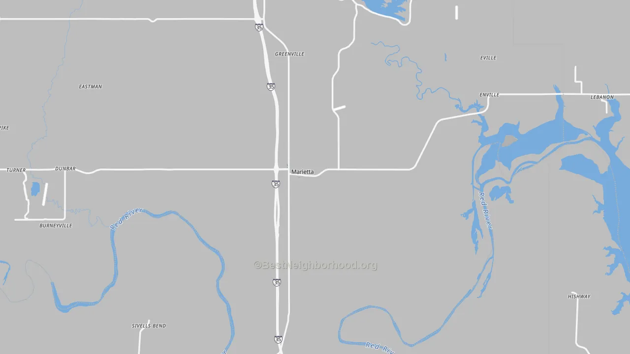 Transit Grade map of Marietta, OK