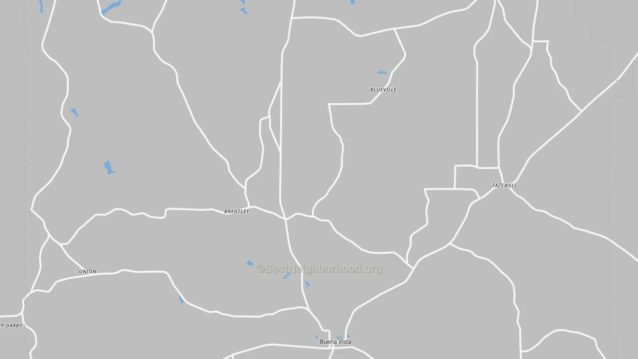Transit Grade map of Marion County, GA