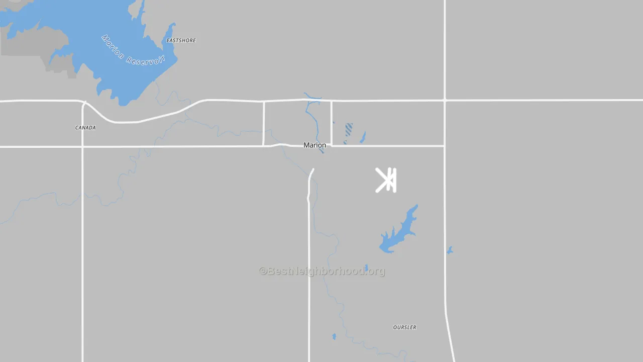 Transit Grade map of Marion, KS