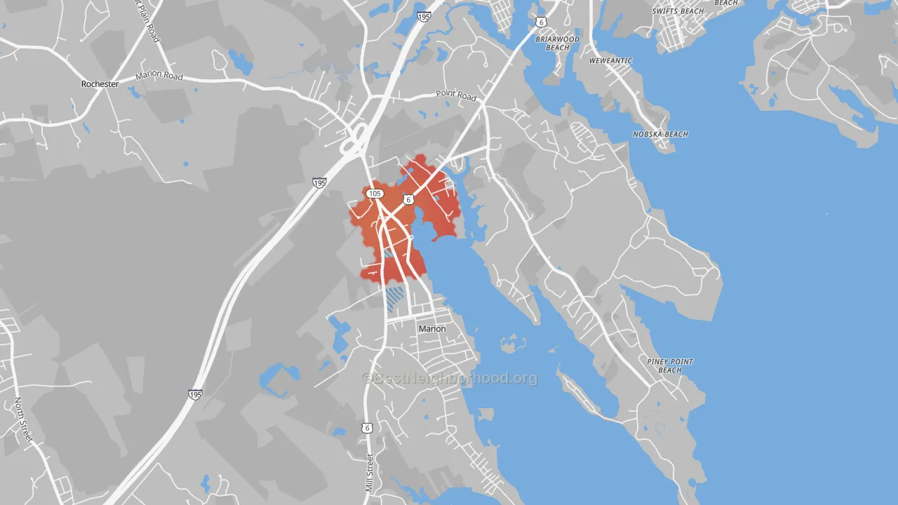Transit Grade map of Marion, MA