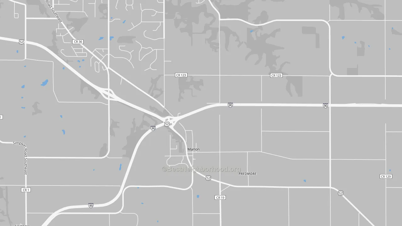Transit Grade map of Marion, MN