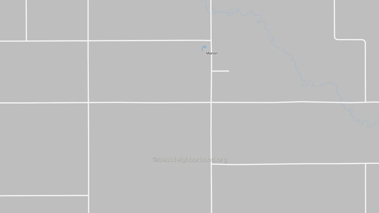 Transit Grade map of Marion, SD