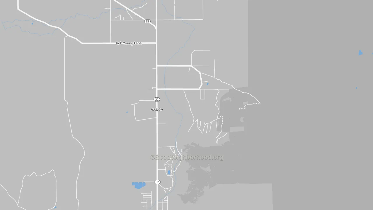 Transit Grade map of Marion, UT