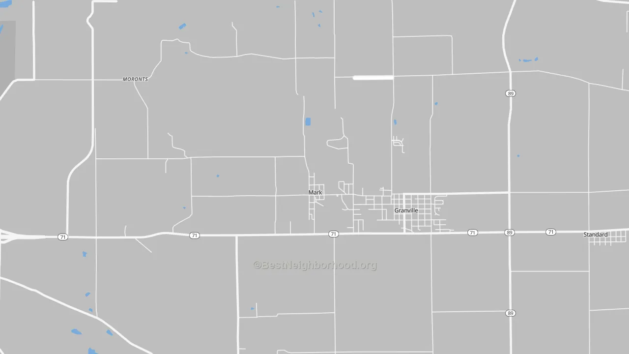 Transit Grade map of Mark, IL