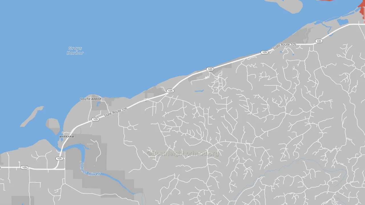 Transit Grade map of Markham, WA