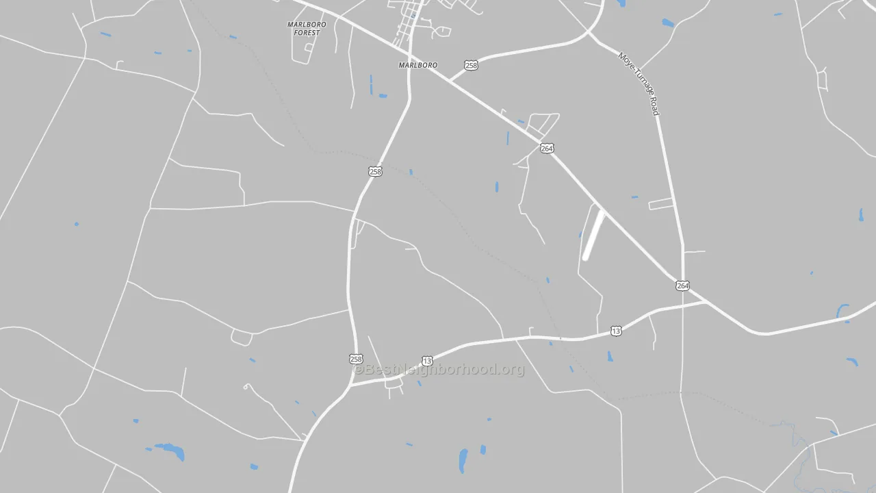 Transit Grade map of Marlboro, NC