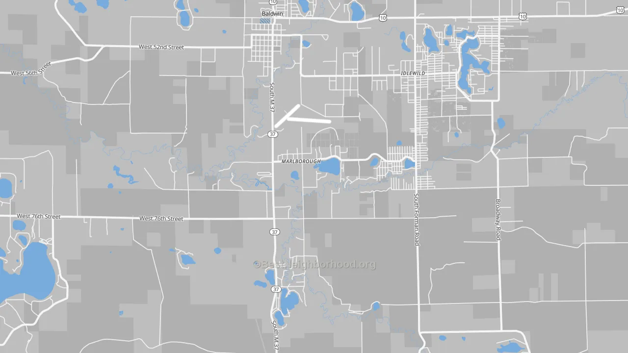 Transit Grade map of Marlborough, MI