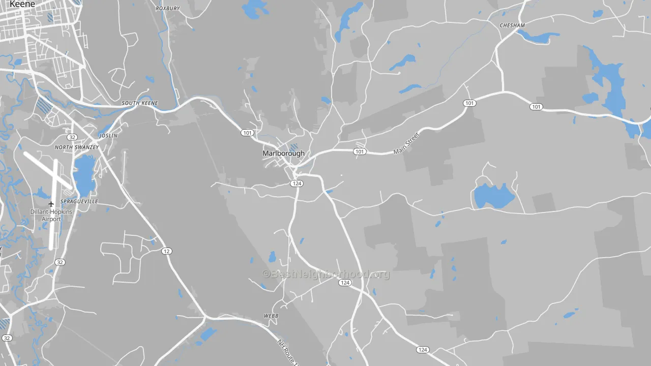 Transit Grade map of Marlborough, NH