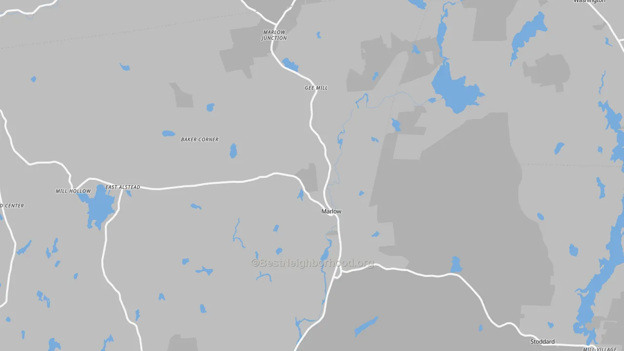 Transit Grade map of Marlow, NH