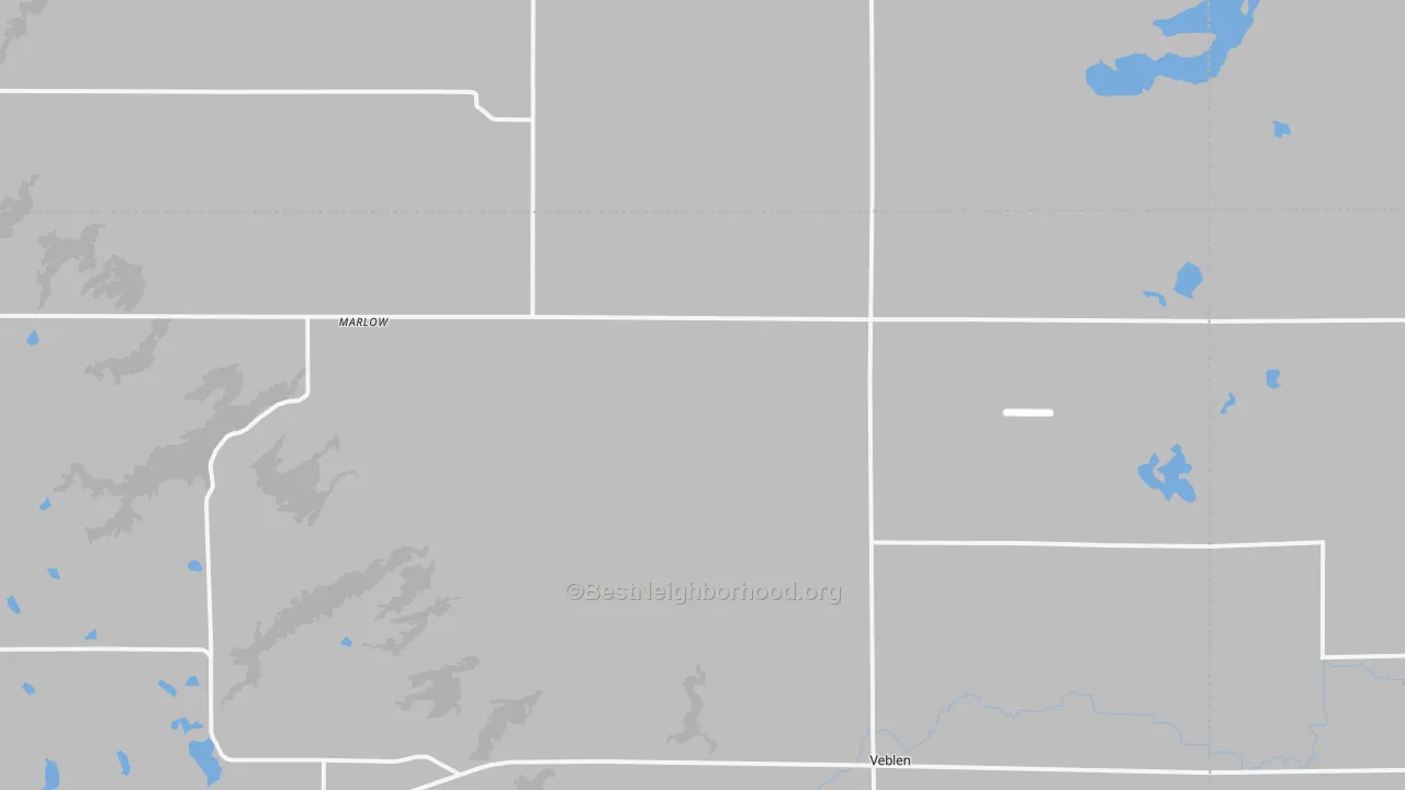 Transit Grade map of Marlow, SD
