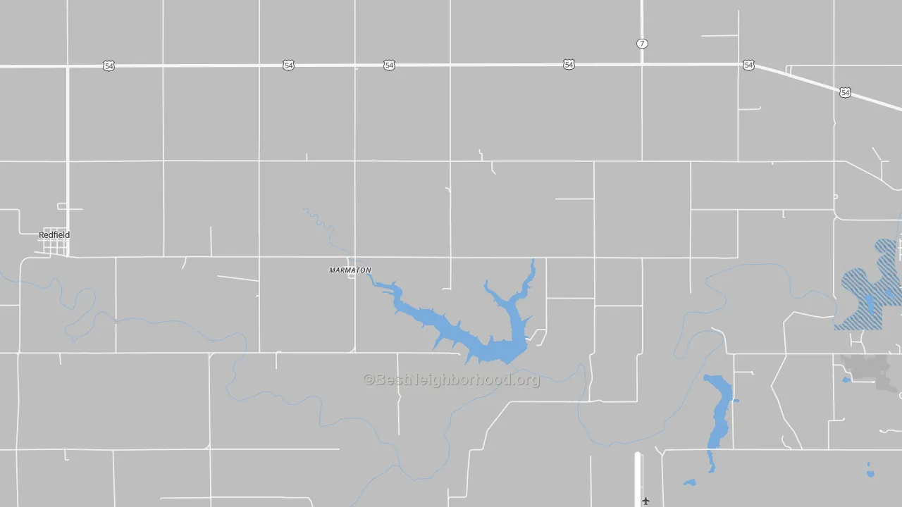 Transit Grade map of Marmaton, KS