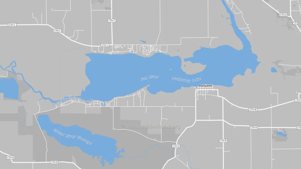 Transit Grade map of Marquette, WI