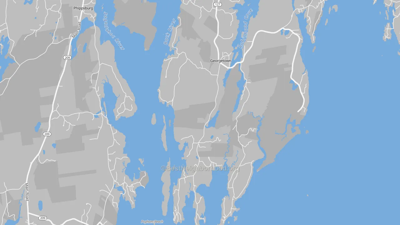 Transit Grade map of Marrtown, ME