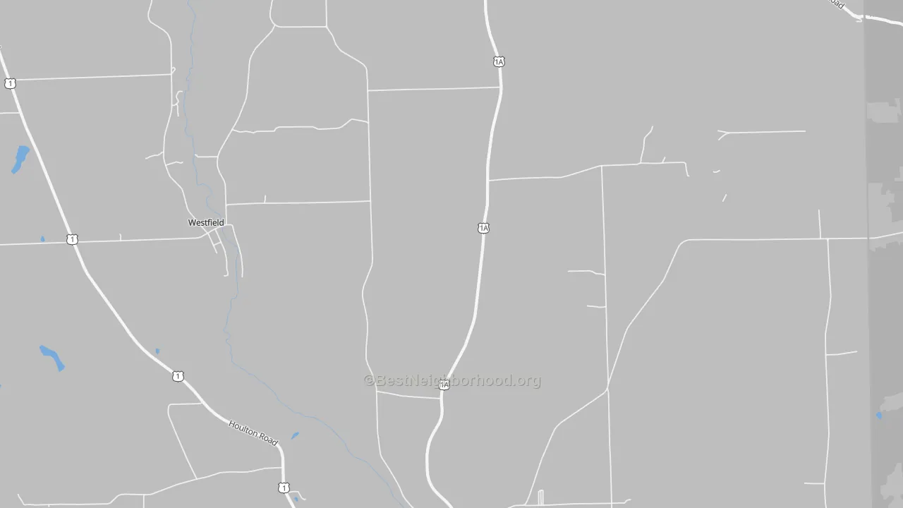 Transit Grade map of Mars Hill-Blaine, ME