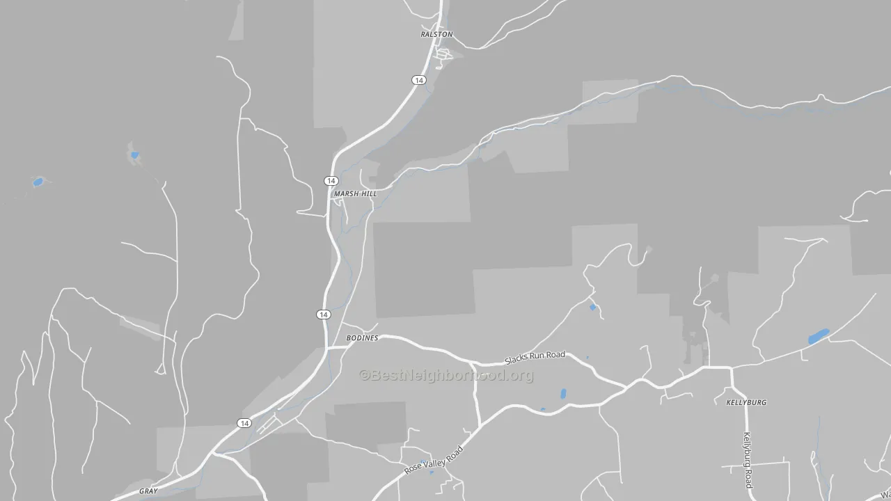 Transit Grade map of Marsh Hill, PA
