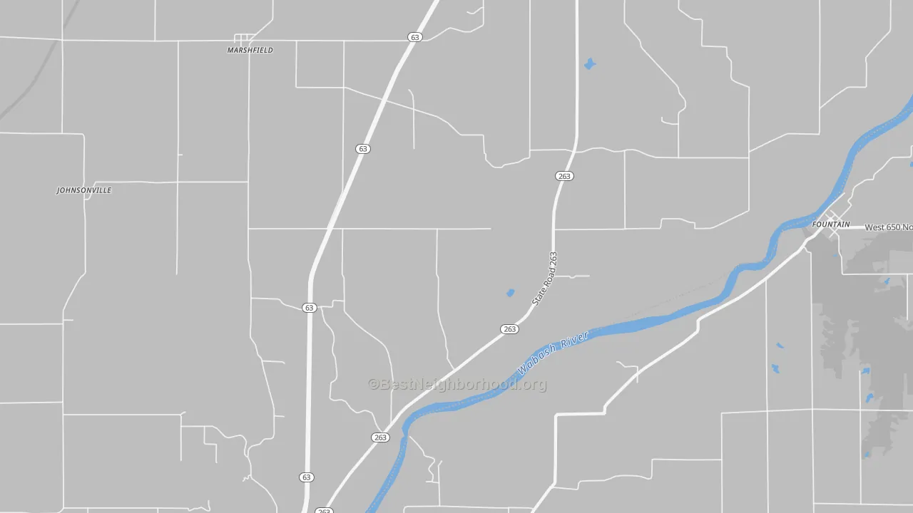 Transit Grade map of Marshfield, IN