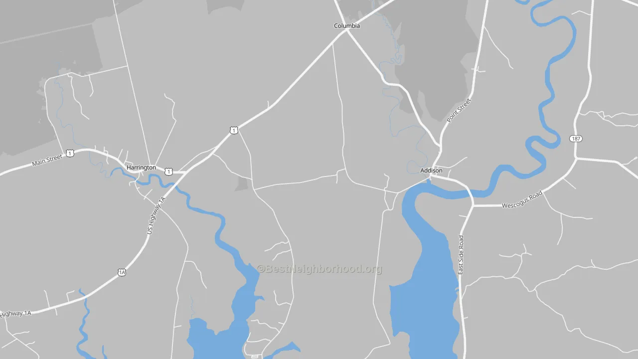 Transit Grade map of Marshville, ME