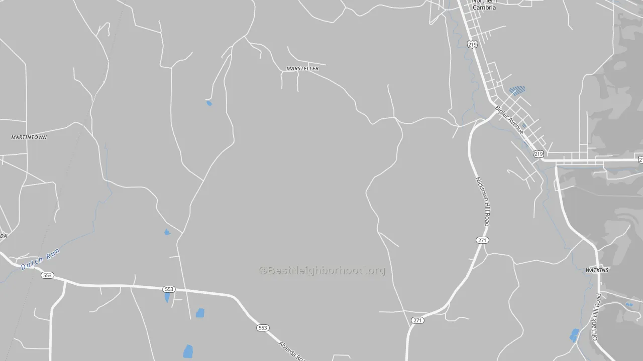 Transit Grade map of Marsteller, PA
